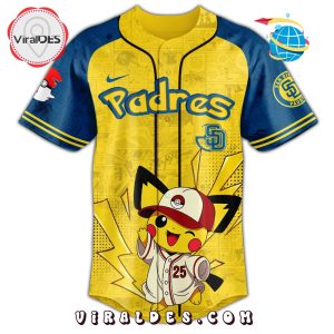 San Diego Padres 2025 Pokémon GO Night Baseball Jersey