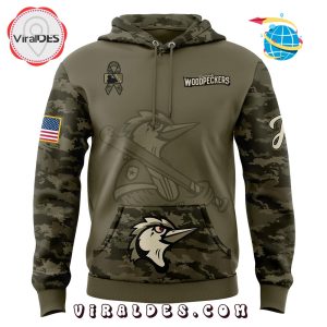 Fayetteville Woodpeckers Military Appreciation 2025 Hoodie, Long Pants