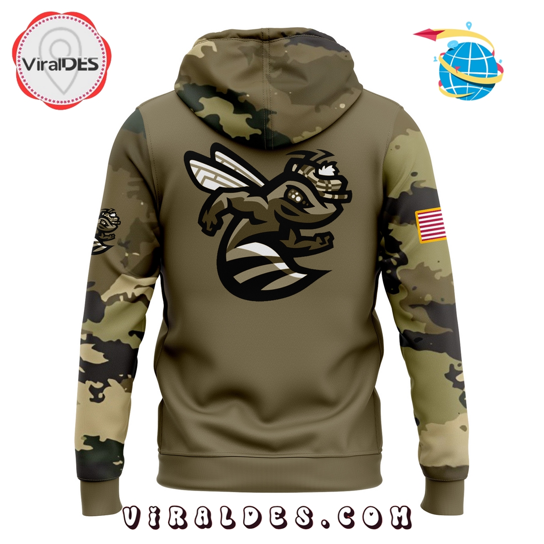 Augusta GreenJackets Military Appreciation Night Hoodie, Long Pants Augusta GreenJackets Military Appreciation Night Hoodie, Long Pants