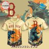 Atlanta Braves MLB x Godzilla Baseball Jersey