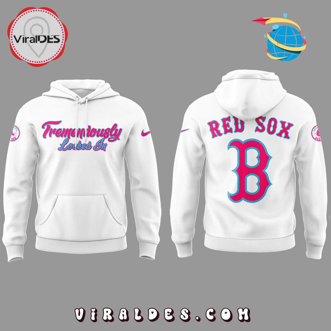 Boston Red Sox Tremendously Locked In White Hoodie, Long Pants Boston Red Sox Tremendously Locked In White Hoodie, Long Pants