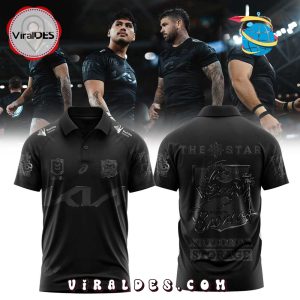 Brisbane Broncos 2025 Black Uniform Old Logo Polo