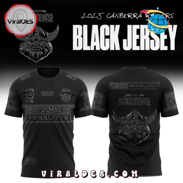 Canberra Raiders Back In Black Limited Edition Hoodie