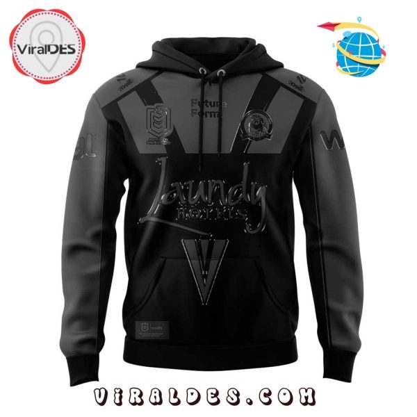 Canterbury Bulldogs Custom Back In Black Hoodie