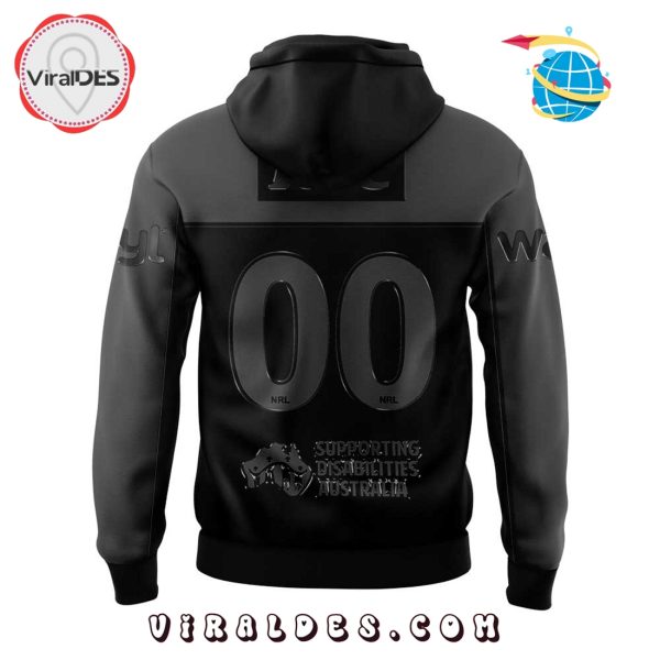 Canterbury Bulldogs Custom Back In Black Hoodie