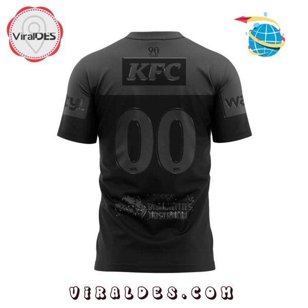 Canterbury Bulldogs Custom Back In Black Hoodie