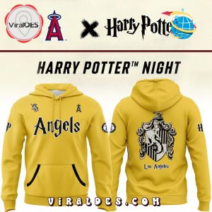 LA Angels x Hufflepuff House Hoodie 2025