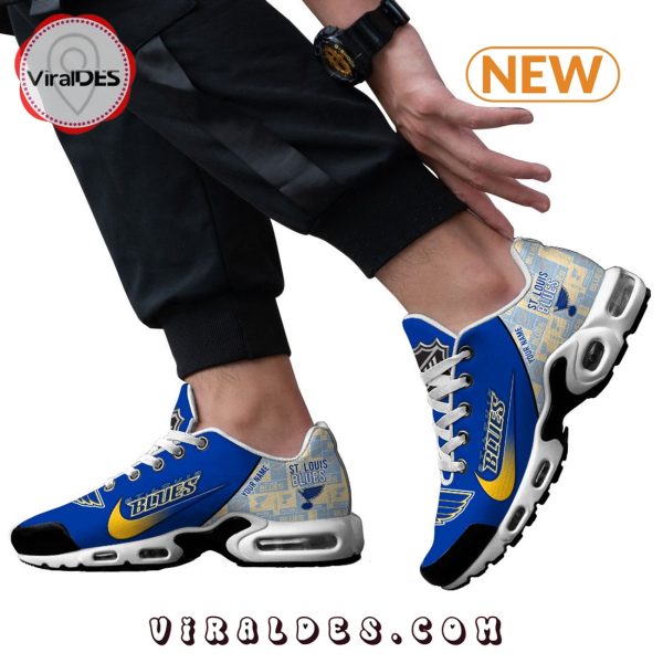 Custom St. Louis Blues New Seasion Air Max Plus Shoes
