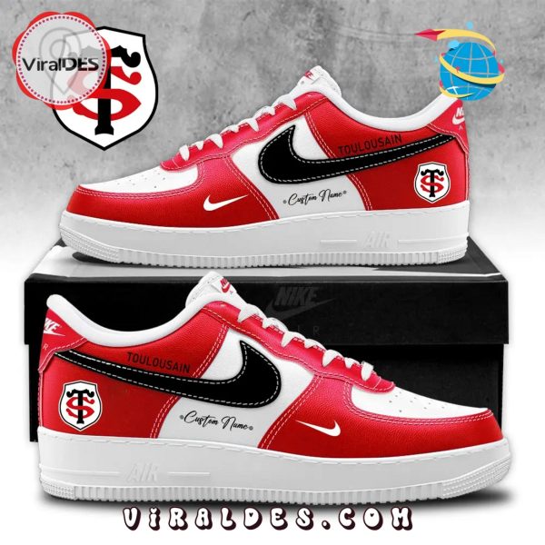 Custom Stade Toulousain Champions 2025 Air Force 1 Sneakers