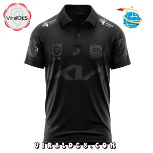 Brisbane Broncos 2025 Black Uniform Old Logo Polo