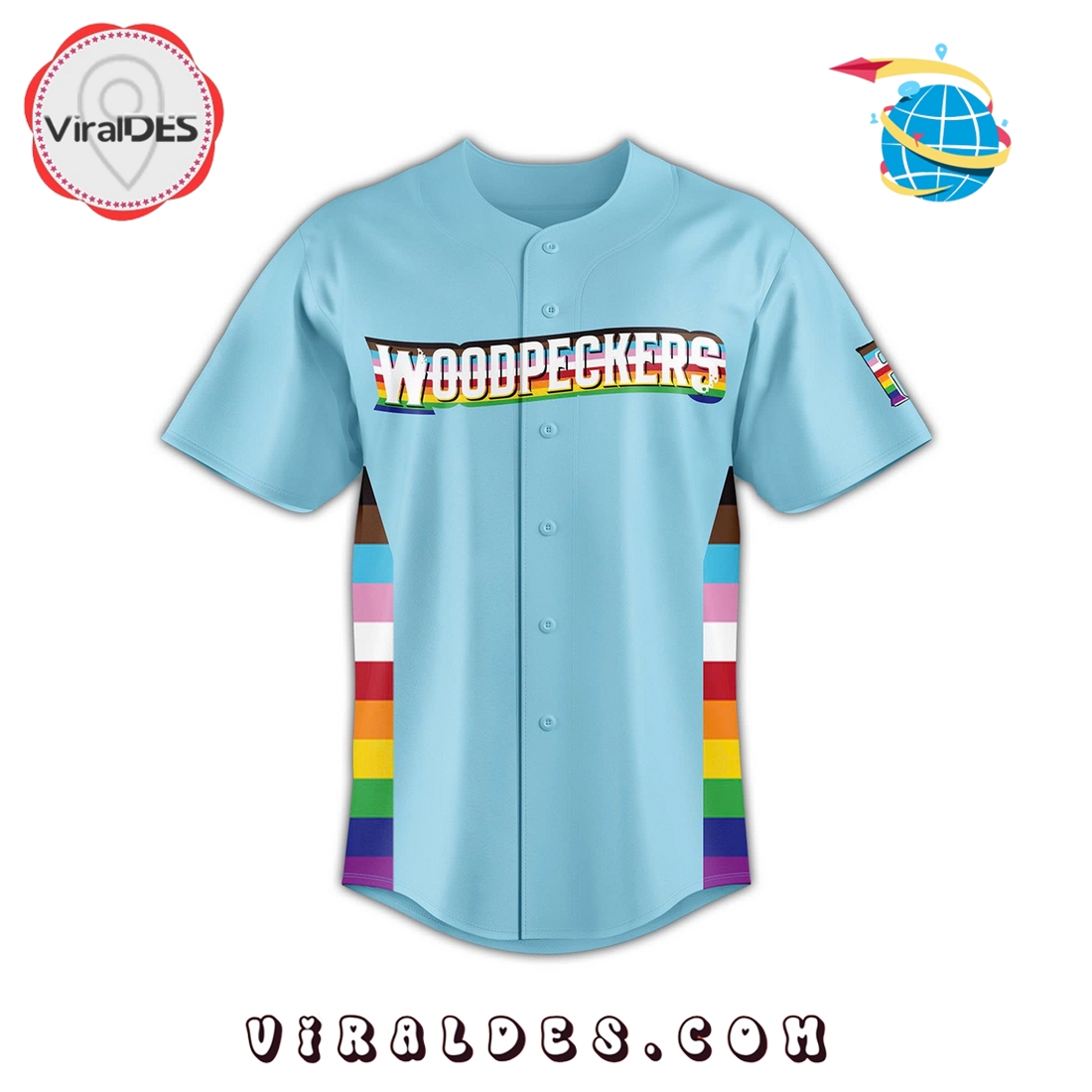 Fayetteville Woodpeckers x Night Out Baseball Jersey Fayetteville Woodpeckers x Night Out Baseball Jersey