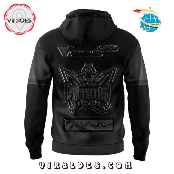 Gold Coast Titans Back In Black Old Logo Hoodie And Pants