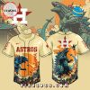 Tampa Bay Rays MLB x Godzilla Baseball Jersey Tampa Bay Rays MLB x Godzilla Baseball Jersey