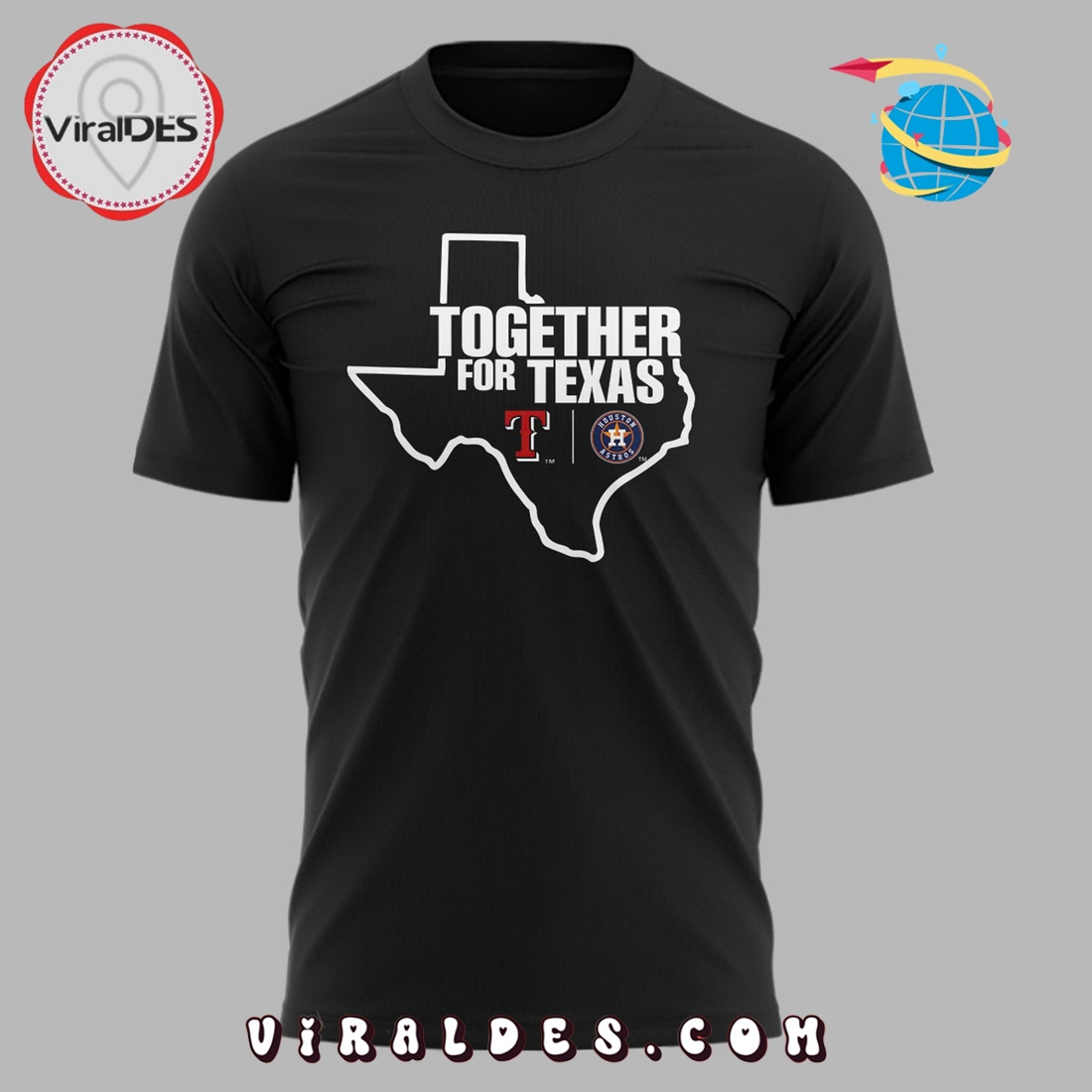 Houston Astros Together For Texas Black Shirt Houston Astros Together For Texas Black Shirt