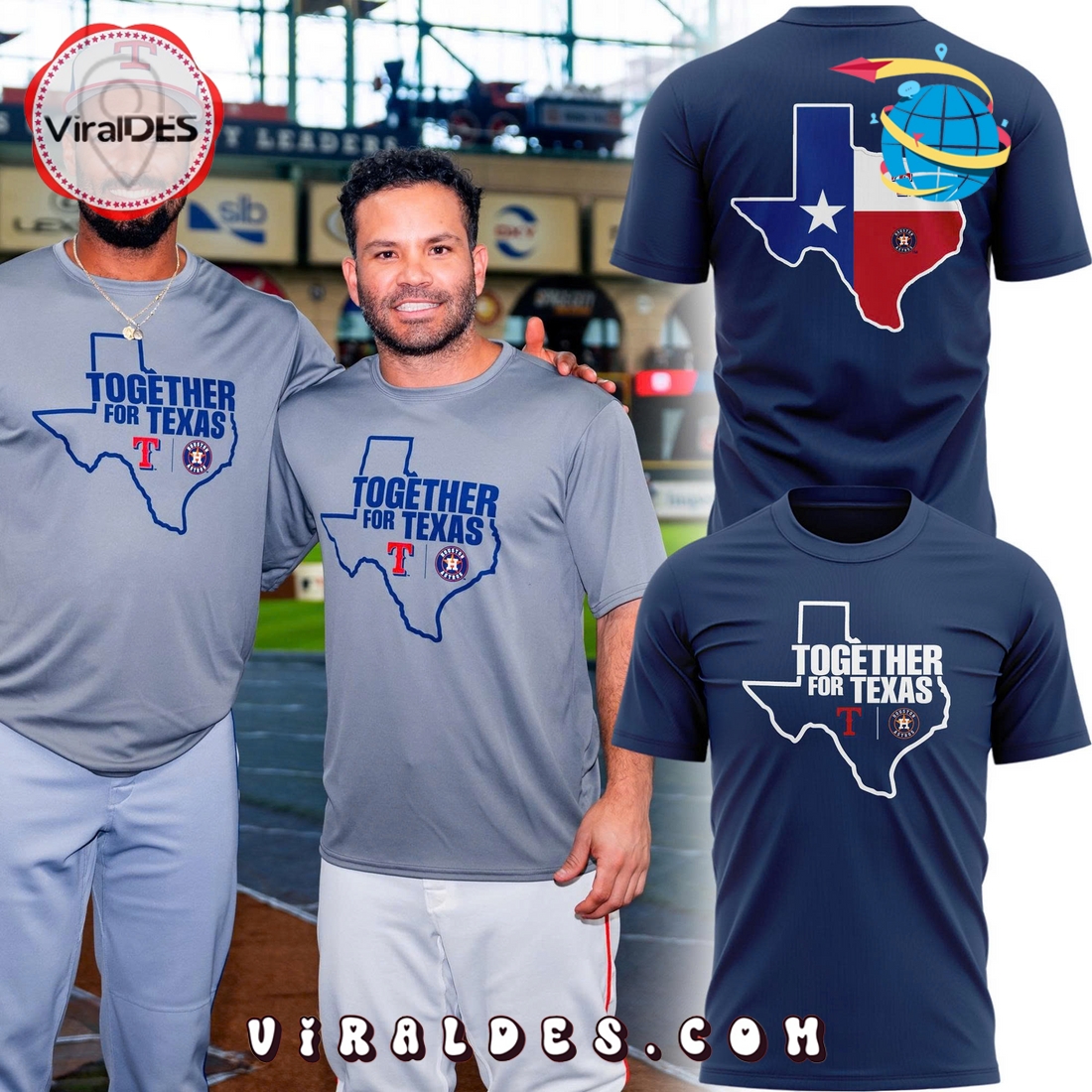 Houston Astros Together For Texas Blue Hoodie 2025 Houston Astros Together For Texas Blue Hoodie 2025
