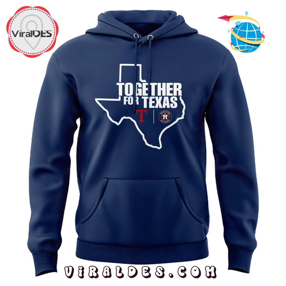 Houston Astros Together For Texas Blue Hoodie 2025 Houston Astros Together For Texas Blue Hoodie 2025