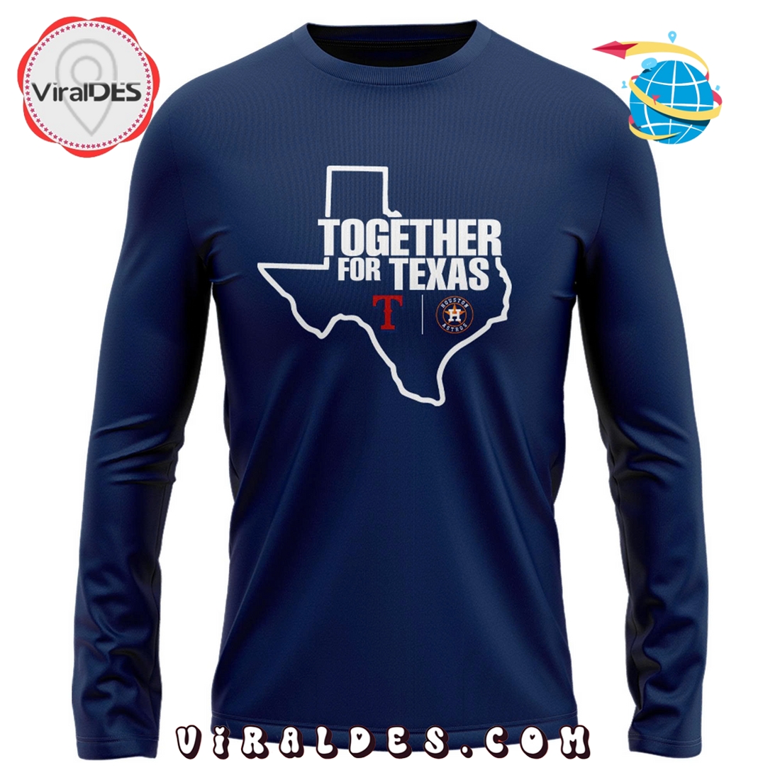 Houston Astros Together For Texas Blue Hoodie 2025 Houston Astros Together For Texas Blue Hoodie 2025