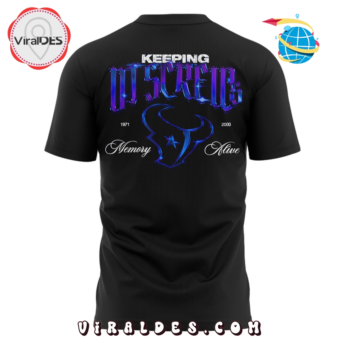 Houston Texans x DJ Screw Black Hoodie, Cap Houston Texans x DJ Screw Black Hoodie, Cap