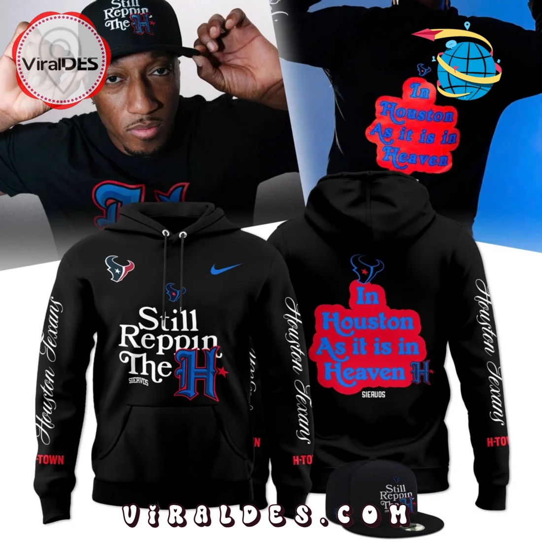 Houston Texans x Lecrae Rapper Black Hoodie, Long Pants Houston Texans x Lecrae Rapper Black Hoodie, Long Pants