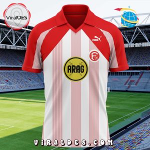 Fortuna Düsseldorf 1986-87 Home Kit Retro Polo