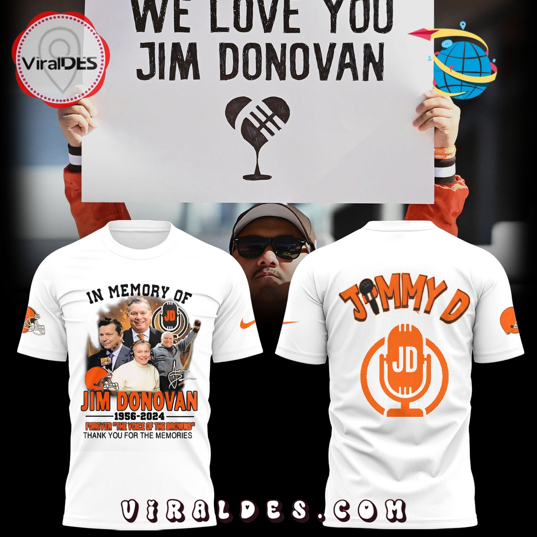 In Memory Of Jim Donovan 1956 – 2024 White Hoodie, Long Pants In Memory Of Jim Donovan 1956 – 2024 White Hoodie, Long Pants