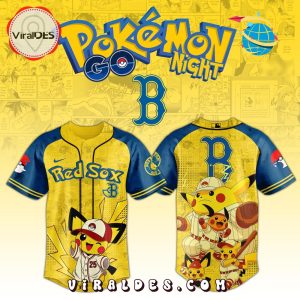 Boston Red Sox x Pokémon GO Night Limited Edition Jersey