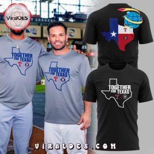 Houston Astros Together For Texas Black Shirt