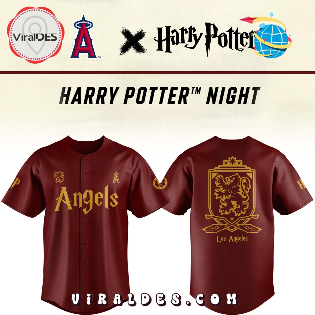 LA Angels Harry Potter Night Limited Edition Jersey LA Angels Harry Potter Night Limited Edition Jersey