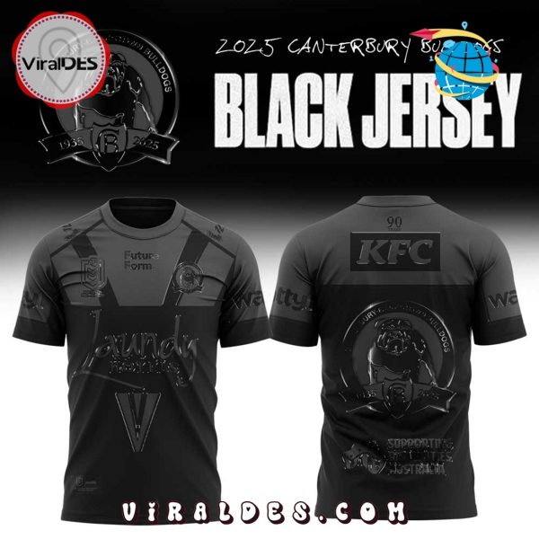 Limited Edition Canterbury Bulldogs Back In Black Hoodie