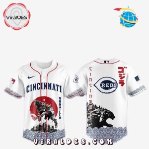 Cincinnati Reds MLB x Godzilla Baseball Jersey