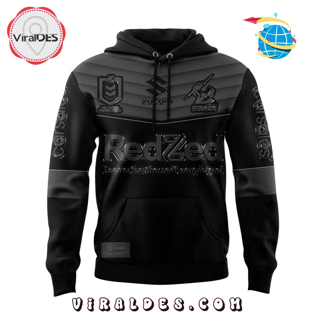 Melbourne Storm Back In Black Limited Edition Hoodie Melbourne Storm Back In Black Limited Edition Hoodie