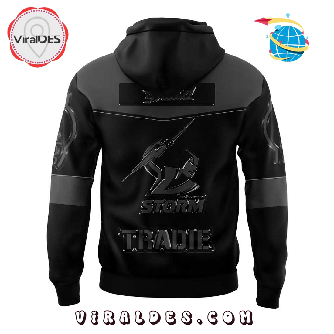 Melbourne Storm Back In Black Limited Edition Hoodie Melbourne Storm Back In Black Limited Edition Hoodie