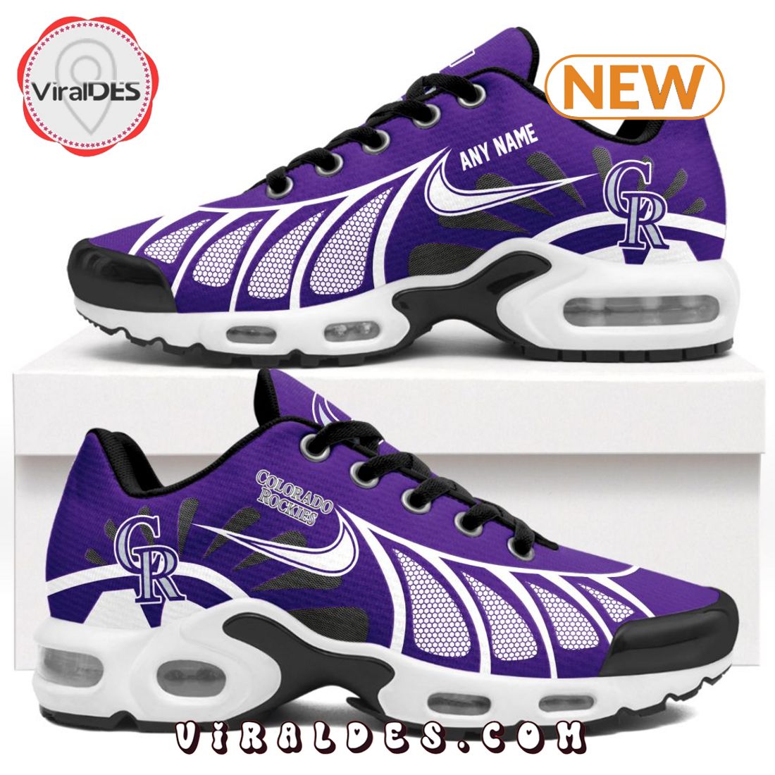 MLB Colorado Rockies Custom Air Max Plus Shoes MLB Colorado Rockies Custom Air Max Plus Shoes