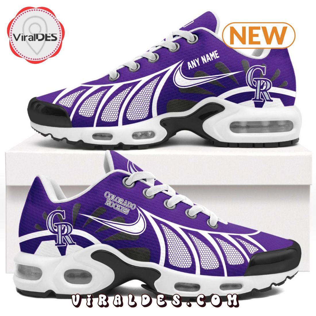 MLB Colorado Rockies Custom Air Max Plus Shoes MLB Colorado Rockies Custom Air Max Plus Shoes
