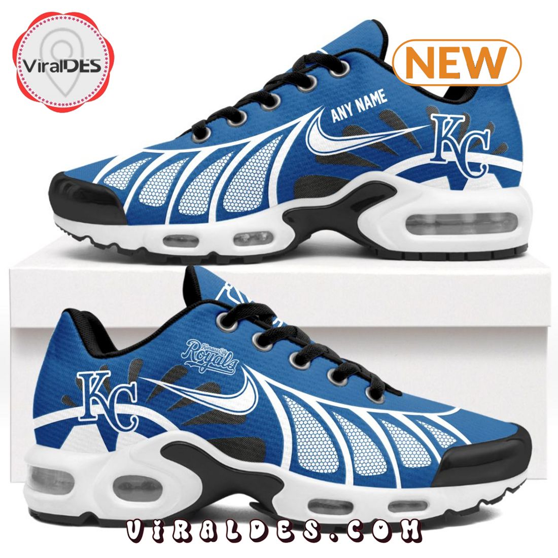 MLB Kansas City Royals Custom Air Max Plus Shoes MLB Kansas City Royals Custom Air Max Plus Shoes