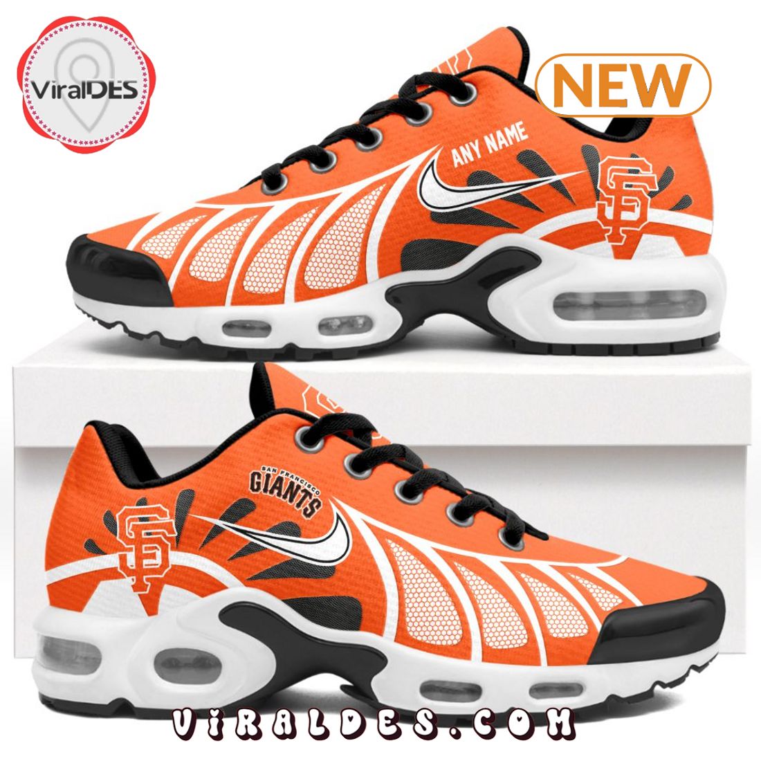 MLB San Francisco Giants Custom Air Max Plus Shoes MLB San Francisco Giants Custom Air Max Plus Shoes