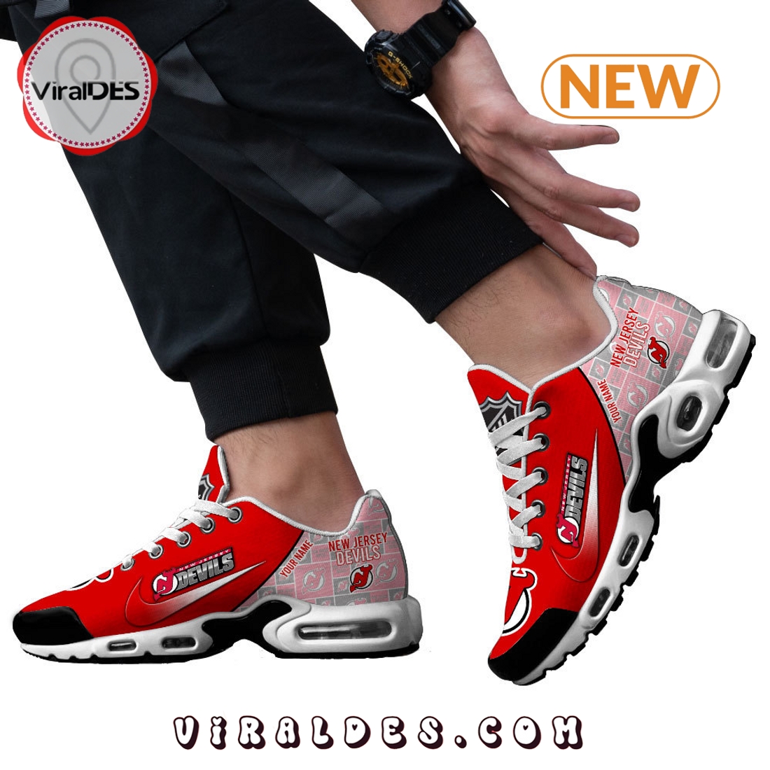 New Jersey Devils New Season Air Max Plus Shoes New Jersey Devils New Season Air Max Plus Shoes
