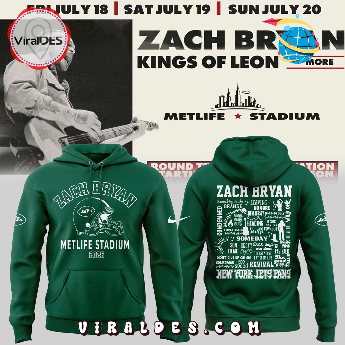New York Jets x Zach Bryan Metlife Stadium 2025 Hoodie New York Jets x Zach Bryan Metlife Stadium 2025 Hoodie