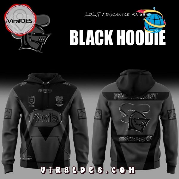 Newcastle Knights Back In Black Limited Edition Hoodie