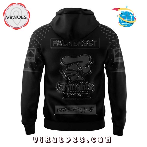 Newcastle Knights Back In Black Old Logo Hoodie And Pants
