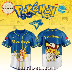 Toronto Blue Jays x Pokémon GO Night 2025 Baseball Jersey