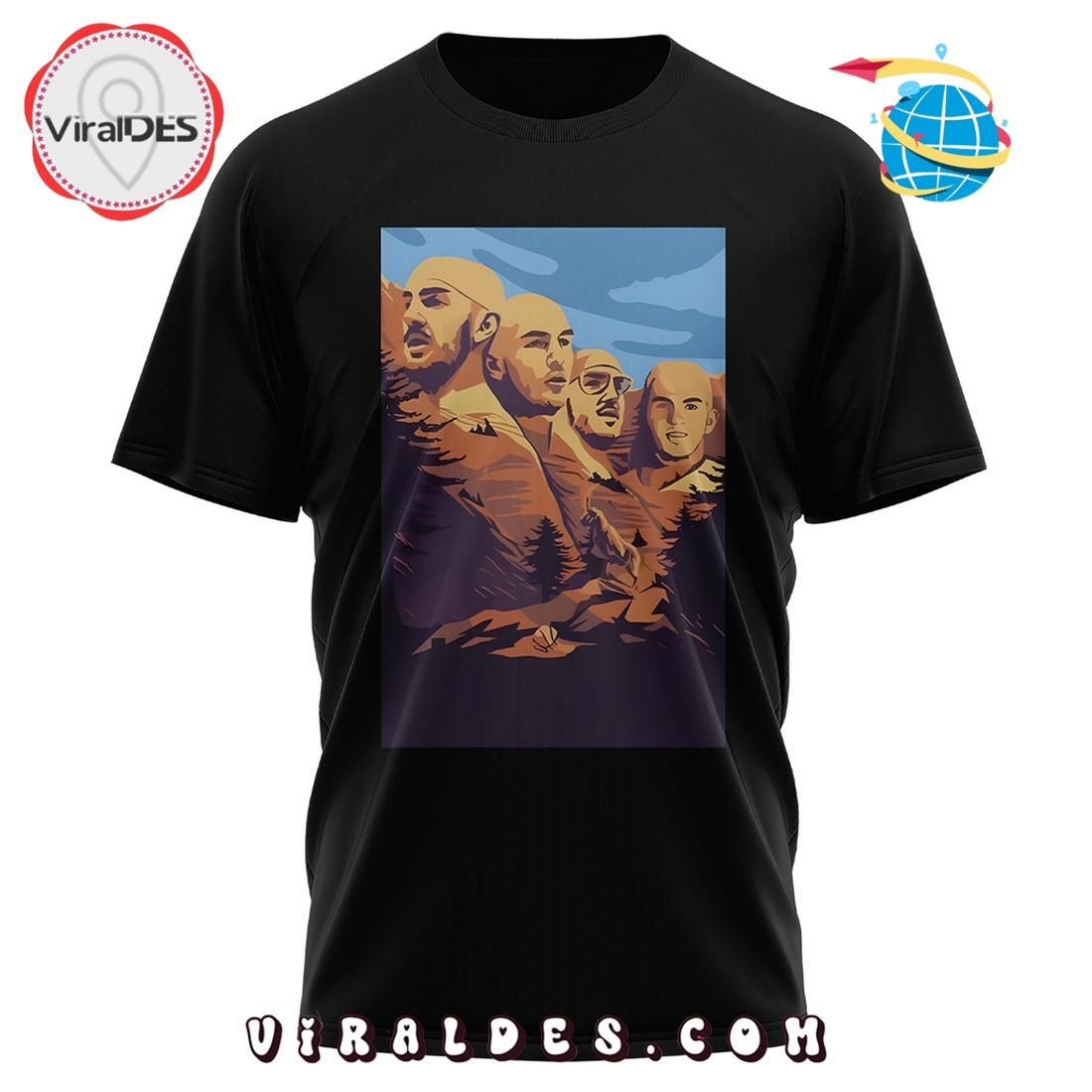 Oklahoma City Thunder x Alex Caruso Mount Rushmore Hoodie Oklahoma City Thunder x Alex Caruso Mount Rushmore Hoodie