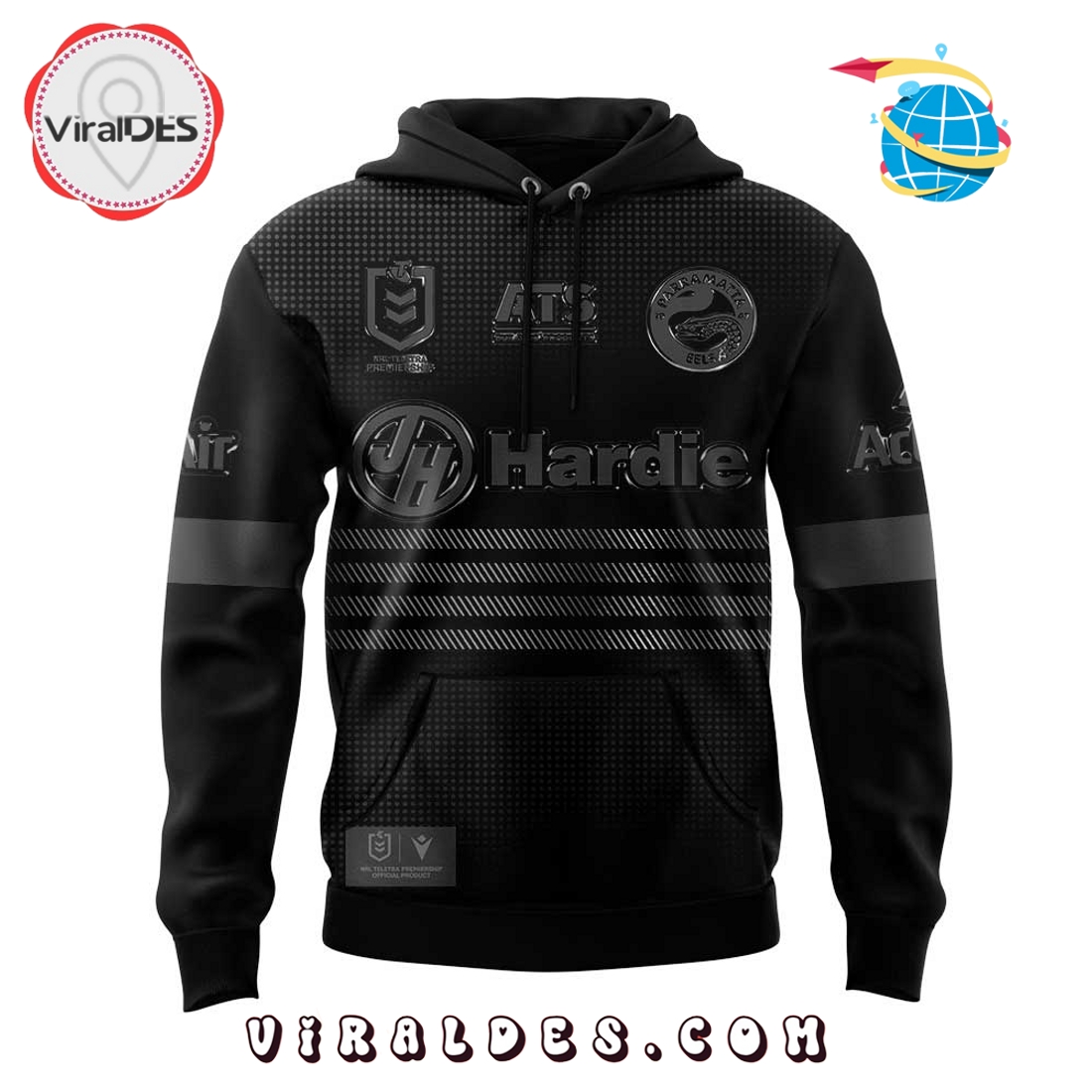 Parramatta Eels Back In Black Limited Edition Hoodie Parramatta Eels Back In Black Limited Edition Hoodie