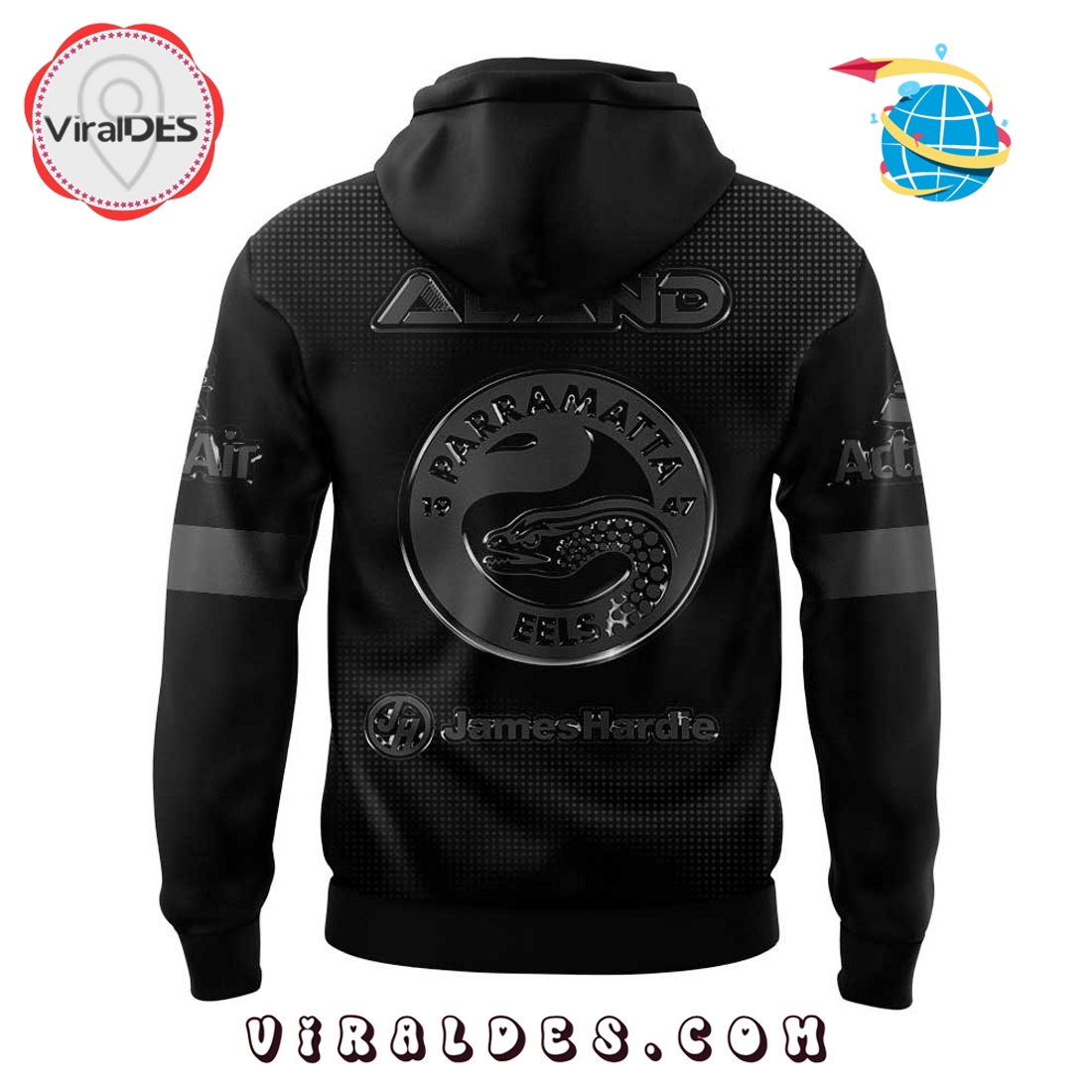 Parramatta Eels Back In Black Limited Edition Hoodie Parramatta Eels Back In Black Limited Edition Hoodie