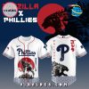 Texas Rangers MLB x Godzilla Baseball Jersey