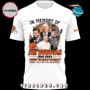 In Memory Of Jim Donovan 1956 – 2024 White Hoodie, Long Pants