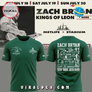 Zach Bryan x New York Jets Green Hoodie 2025