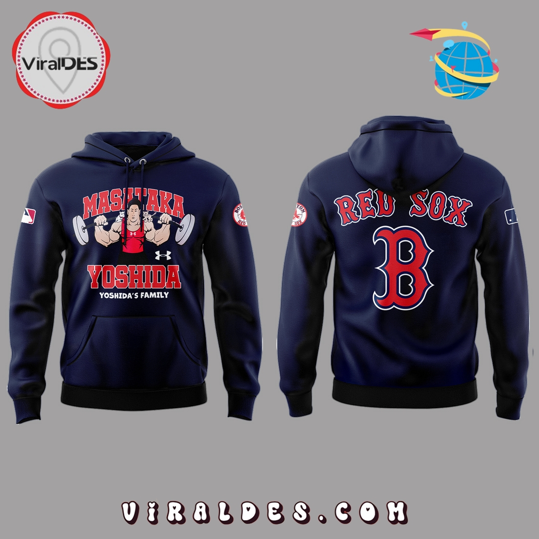 Red Sox x Masataka Yoshida’s Family Navy Hoodie, Long Pants Red Sox x Masataka Yoshida’s Family Navy Hoodie, Long Pants