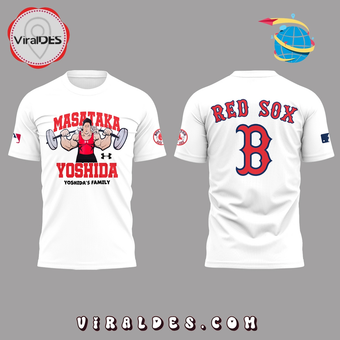 Red Sox x Masataka Yoshida’s Family White Hoodie 2025 Red Sox x Masataka Yoshida’s Family White Hoodie 2025