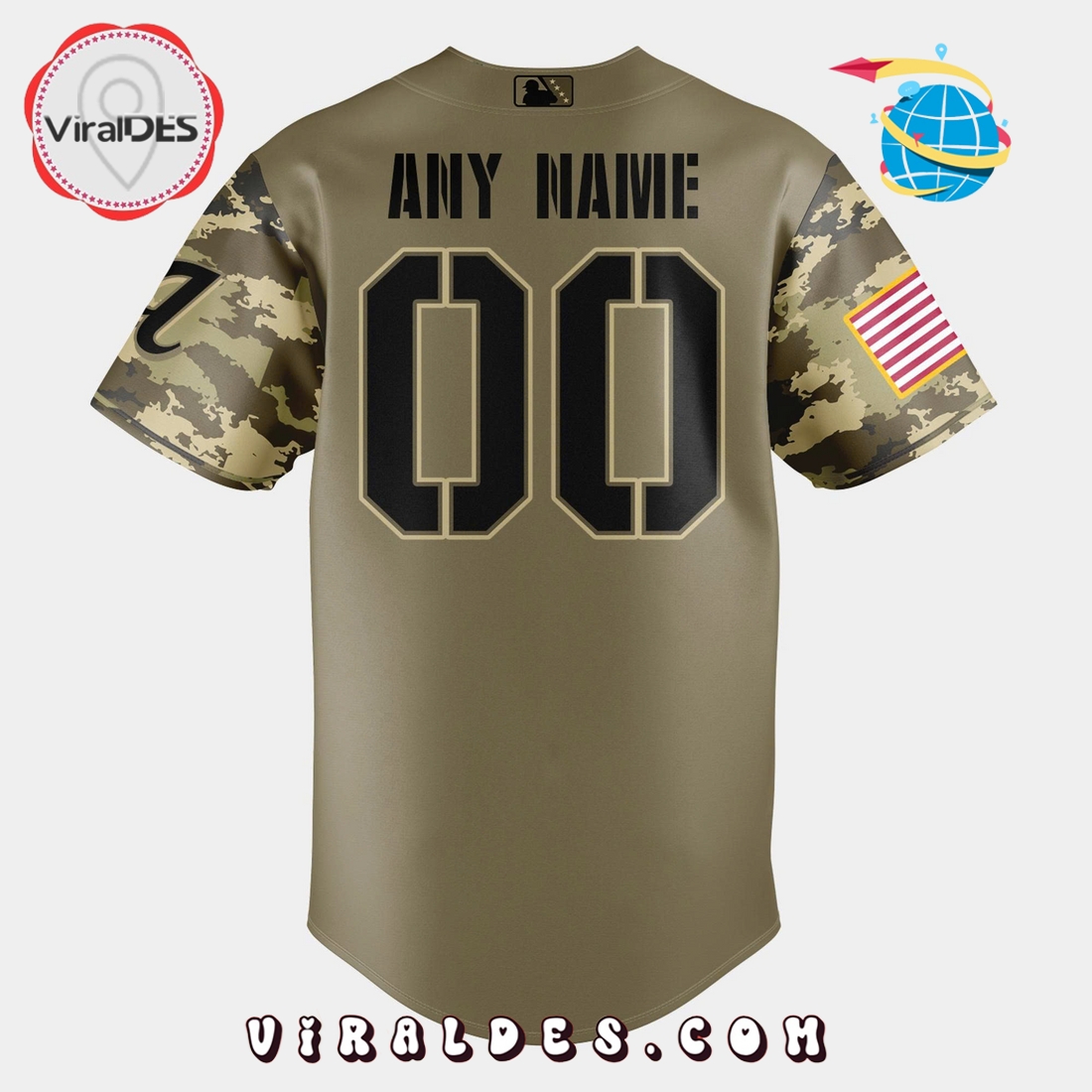 Reno Aces Military Appreciation Night 2025 Baseball Jersey Reno Aces Military Appreciation Night 2025 Baseball Jersey
